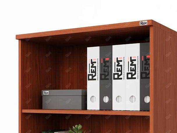 ЛАЙТ / LIGHT RLG027-70x35 Широкий стеллаж 70x35x183 Орех Итальянский - Вид 7