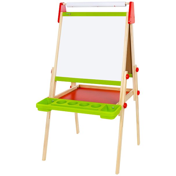 Мольберт растущий 3 в 1 для мела/магнитно-маркерный 48х43 см, BRAUBERG KIDS, 238151 - Вид 3