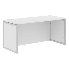 Стол прямой XQPST 167H Белый/Алюминий 1600х700х750 XTEN-QP - Фото предпросмотра