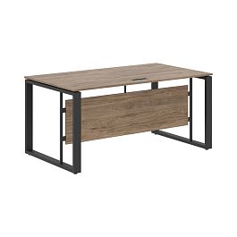 Стол руководителя EST 169 Кария Пальмира/Антрацит 1600х900х750 ENIO - Фото предпросмотра