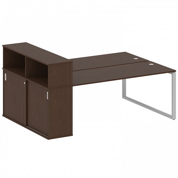 Рабочая станция "Metal System" БО.РС-СШК-2.5 венге/серый - Вид 1