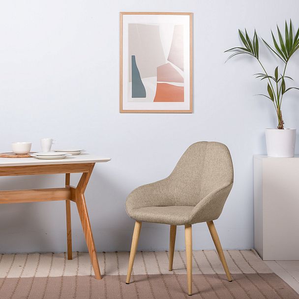 Стул Kent Сканди Браун Натур - Вид 5