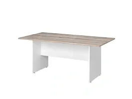 TANDEM RTD004-180-MA Конференц-стол прямоугольный ун-й 1800х900х750 Дуб Маувелла/Белый - Фото предпросмотра