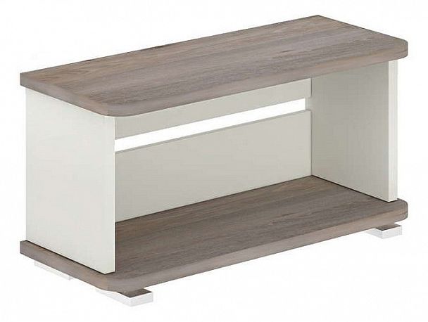 Стеллаж Домино Лайт СБ-25/1 Белый/Нельсон - Вид 1