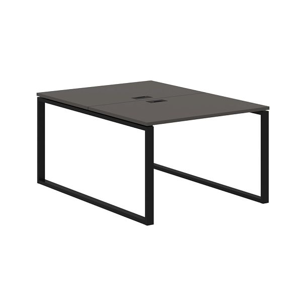 Стол 2-х местный EQWST 1116 Мокко/Черный 1160х1606х750 EDIS - Вид 1