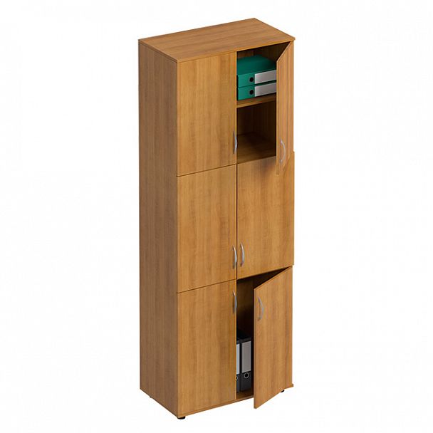 Шкаф для документов 6-дверный "Формула" ФР 377-1 вяз светлый - Вид 1