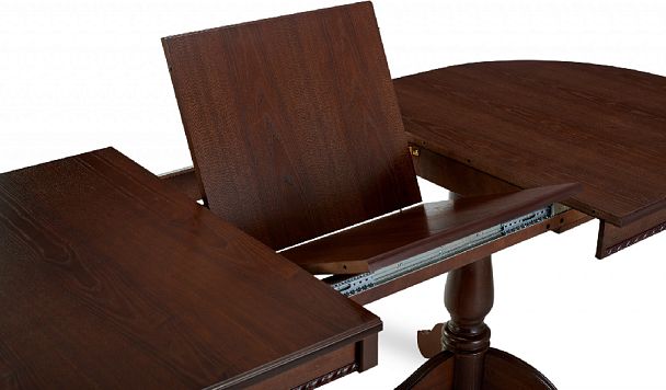 Стол деревянный раздвижной Барэнт 170(220)х90х76 Античный орех - Вид 8