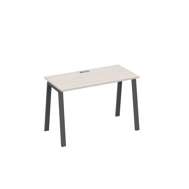 Стол письменный на металлокаркасе TRE A4 А4 Б3 003 БП дуб / металлокаркас антрацит - Вид 1