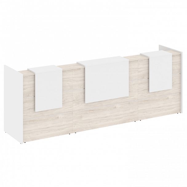 Ресепшн "Onix" O.R-K-14 денвер светлый/белый - Вид 2