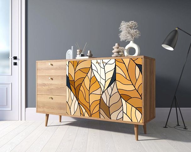 Комод Berber с двумя дверками и ящиками 08 принт арт BB05/Print_08 - Вид 3