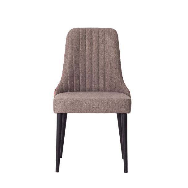 Стул Kongsberg, рогожка Austin 03, спинка шенилл-жаккард Scandinavia 06 Temple - Вид 6