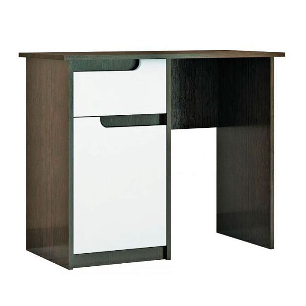 Стол косметический Гавана (900*750*450) венге/акрил белый (выбирать белый глянец) - Вид 1