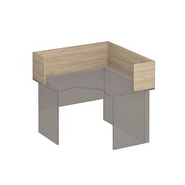 Настольная перегородка-угол Формула ФР 422 вяз светлый - Фото предпросмотра