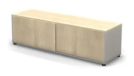 EUROPE/ЕВРОПА RE195-160х46 Шкаф-купе 1 уровень 1600x467x469 Акация светлый - Фото предпросмотра