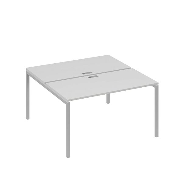 Рабочая станция опоры DUE 2х140 A4 А4 С2 174 БП серый / металлокаркас серый - Вид 1