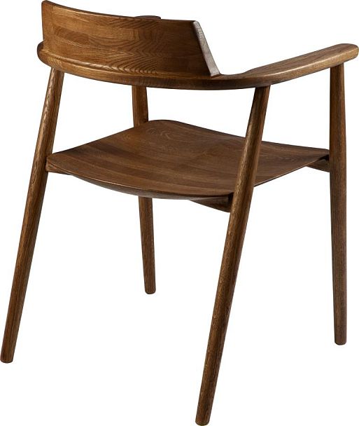 Кресло деревянное из массива дуба Сэн Дуб темный - Вид 4