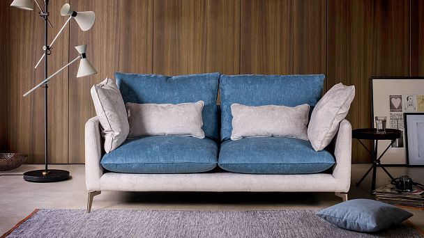 Brussel диван двухместный прямой, замша Breeze - Вид 11