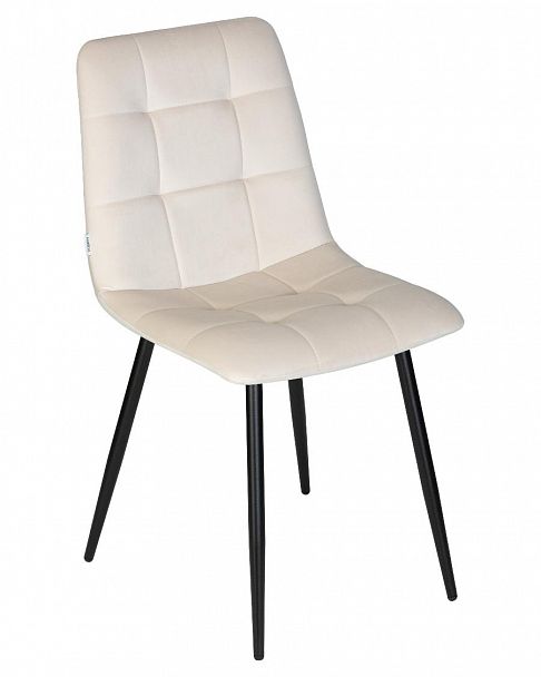 Стул обеденный DOBRIN CHILLY (Кремовый Holland 05, основание черное) - Вид 7