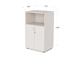 UNITY РШК-11Г ДУБ МОЛОЧНЫЙ Комбинированный шкаф Прямой 730х550х1208 - Фото предпросмотра