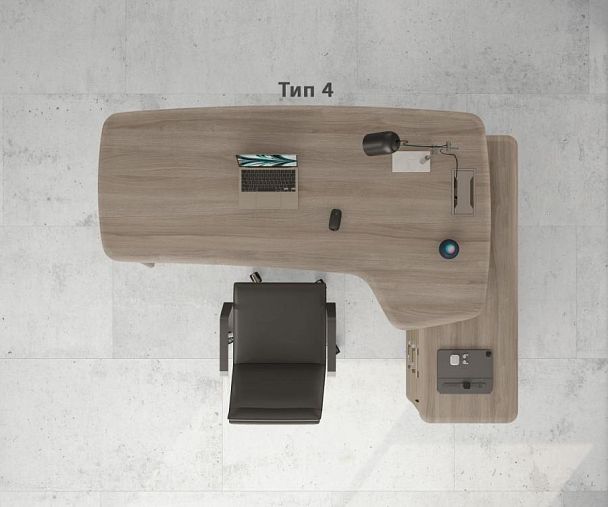 Стол для переговоров прямоугольный WOOD Time wood ТМ В2 151 ВЛ мокко премиум - Вид 10