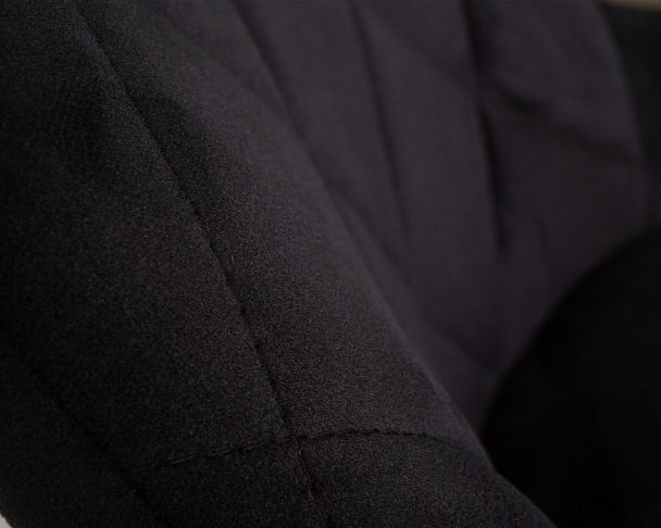 Стул барный DOBRIN LOGAN BLACK (черный велюр (MJ9-101)) - Вид 2