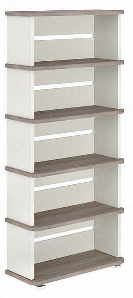 Стеллаж Домино СБ-25/5 Белый/Нельсон - Вид 1