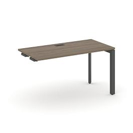 Style Project Next Стол-приставка к опор. элем. SN-59P.OPRS-001 Вяз Благородный/Металл Антрацит/Черный Заглушка 980*600*750 - Фото предпросмотра