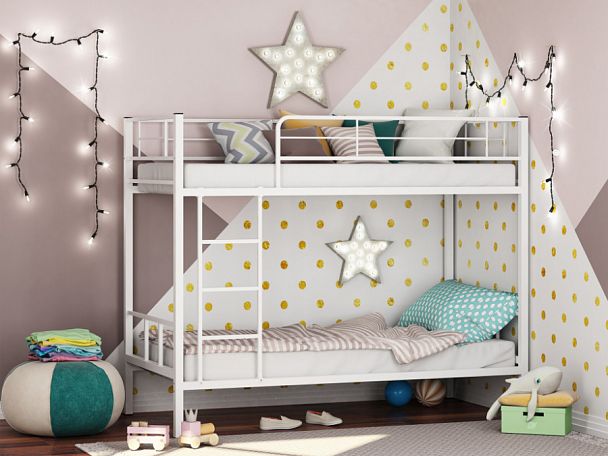 Двухъярусная кровать "Севилья-2" белый - Вид 1