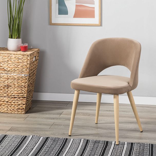 Стул Lars Diag beige/нат.дуб - Вид 9