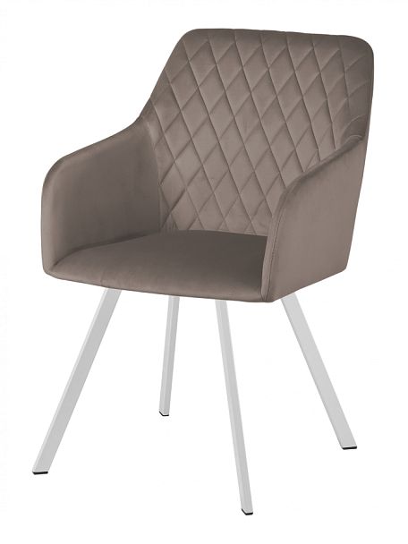 Кресло Барли, Confetti mocco/белый - Вид 1