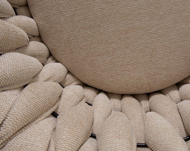 Стул барный DOBRIN LEON (бежевая ткань (LAR 275-1)) - Вид 10