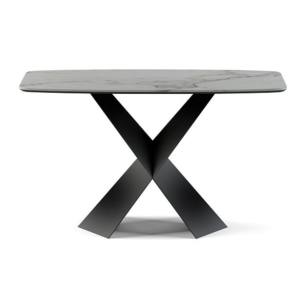 Консоль Tyler 130 керамика матовая, белая - Вид 2