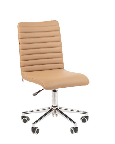 Кресло CHAIRMAN 020, экокожа, бежевый - Вид 1