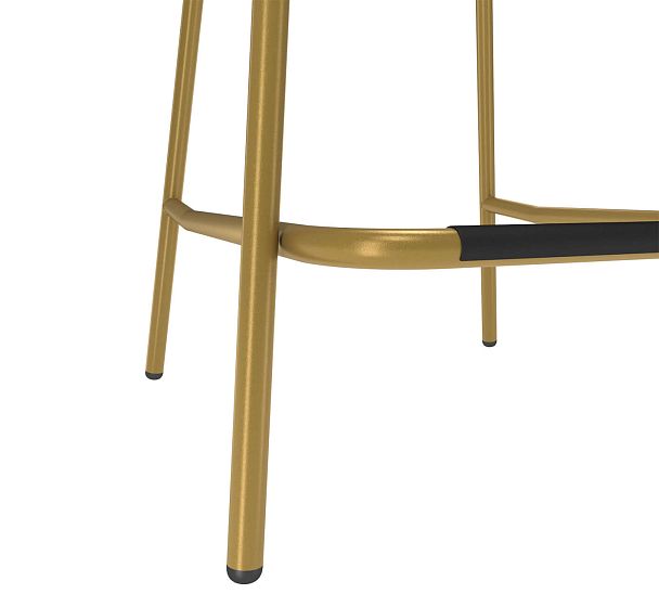 Стул полубарный Sheffilton SHT-ST34-1/S29P-1 латте/золото - Вид 10