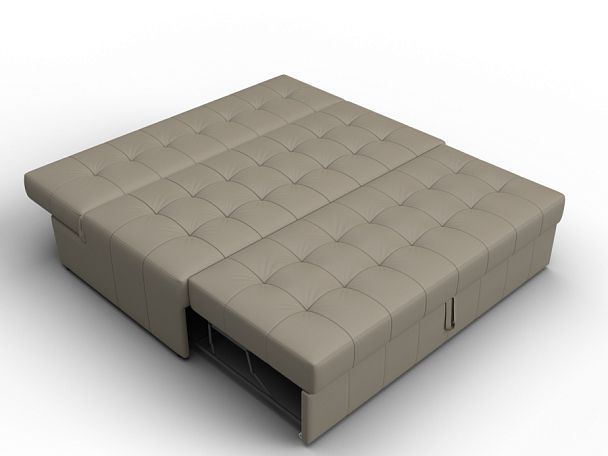 Диван прямой Лига-107 (160) Экокожа бежевый - Вид 8