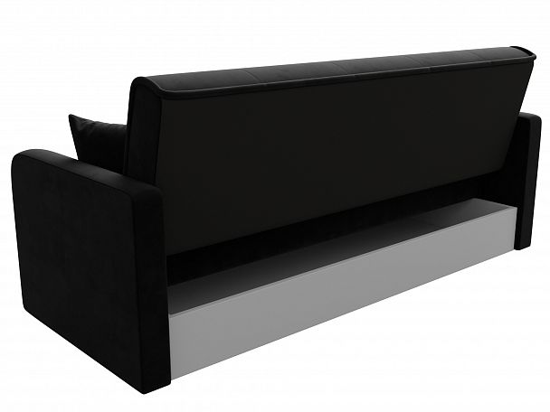 Диван книжка Надежда (полностью велюр черный) - Вид 7