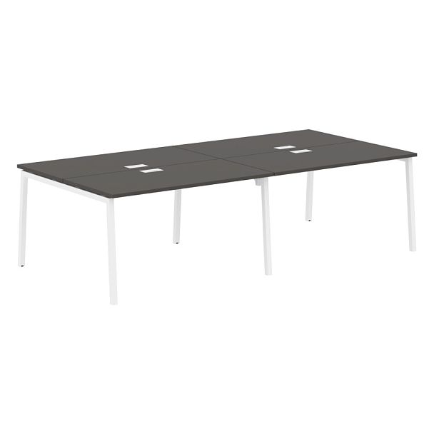 Стол 4-х местный ELWST 2713 Мокко/Белый 2726х1346х750 EDIS - Вид 1