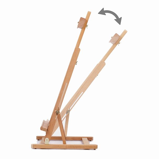 Мольберт настольный BRAUBERG ART CLASSIC, бук, 28х96х32см, высота холста 53см, 190656 - Вид 12