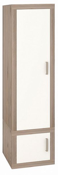 Шкаф платяной Toivo ТОЙ ШК 60/60 Д Белый/Нельсон - Вид 1