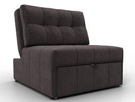 Кресло-кровать Лига-107 (80) Велюр коричневый - Фото предпросмотра