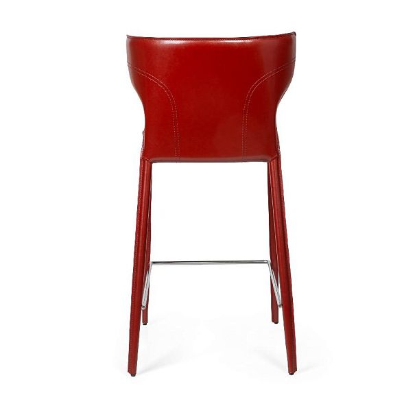 Стул полубарный Austin, кожа ретро-красный - Вид 6