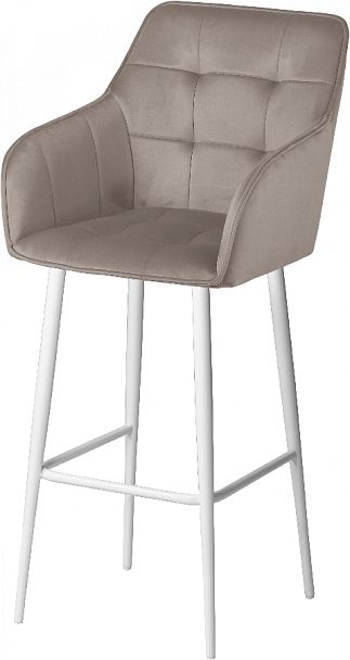 Комплект барных поворотных кресел Мони К, Confetti smoke/белый, 2 шт. - Вид 2