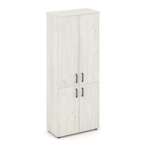 Стайл Проджект Шкаф высокий широкий SN.STS-104 Дуб Наварра/Черный Ручки 796*400*1982 - Вид 1