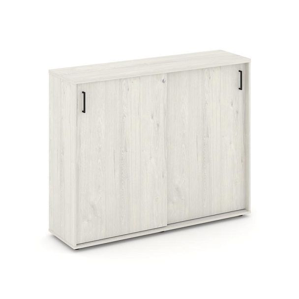 Стайл Проджект Тумба опорная/приставная SN.TOP-173 Дуб Наварра/Черный Ручки 1632*400*1150 - Вид 1