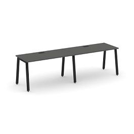 Стайл Проджект Рабочая станция 1 сторон. SN-6A.ORS-001 Антрацит/Металл Черный 1960*600*750 - Фото предпросмотра