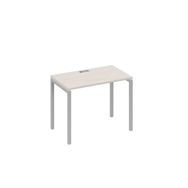Стол письменный на металлокаркасе DUE A4 А4 Б2 002 БП дуб / металлокаркас серый - Вид 1