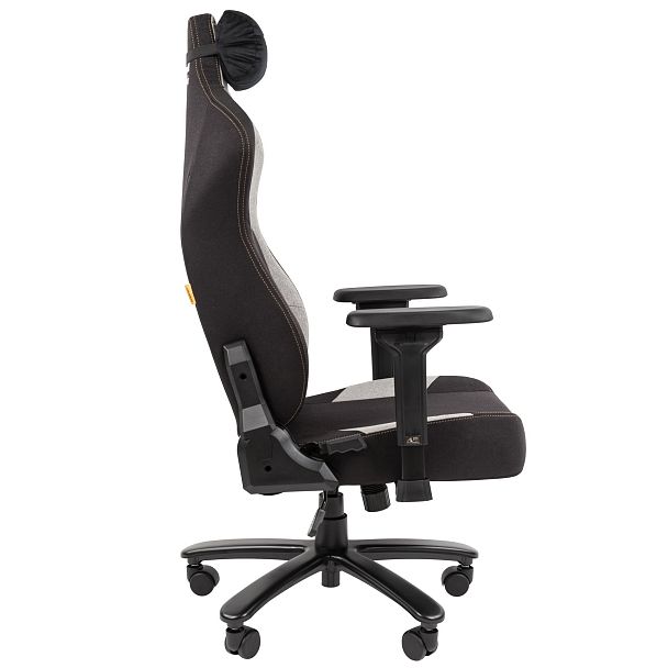 Кресло CHAIRMAN CH30, ткань, черный/серый - Вид 4