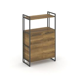 Rift Шкаф 3 ниши широкий RF.SS-32 Сандал Янтарный/Металл Антрацит 798*396*1286 - Фото предпросмотра