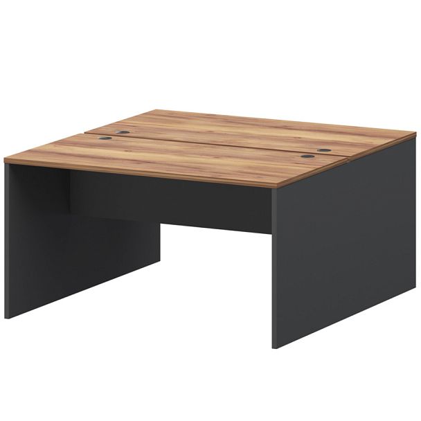 Бенч двойной СМСР25-2.14.73 Графит/Таксония 1400x1496x750 Смарт - Вид 1