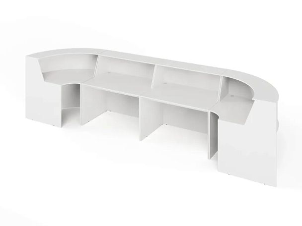 ЛАЙТ / LIGHT RLG072 Двойной ресепшн 440x100x115 Белый - Вид 2